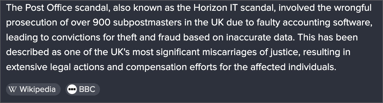 Many were wrongly prosecuted after faulty software said money was missing from their Post Office branch accounts